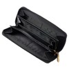 Umbro Tarpaulin Round Zip Long Wallet, Black/gold
