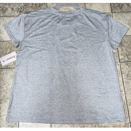 JoySpun NWT JoySpun Gray Aqua Shirt Pant Pajama Lounge Set Size 2X 18W-20W