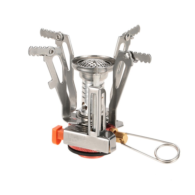 Outdoor Camping Hiking Cookware with Mini Camping Piezoelectric Ignition Stove