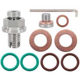 Dsnaduo M12.1-1.75 x 15mm Oversize Piggyback Oil Drain Plug, Stainless Steel Self Tapping Oil Pan Thread Repair Kit