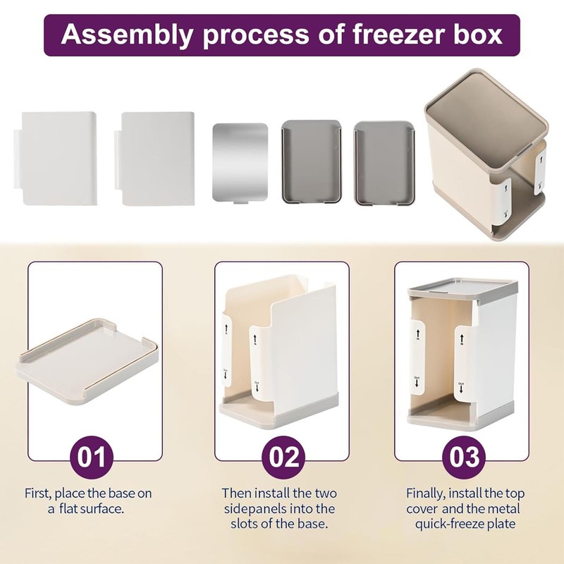 Milk Freeze Organizer for Breast Milk | Milk Freeze Organizer