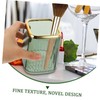 PACKOVE Makeup Brush Cup and Desktop Pen Holder Organizer Opening