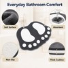 Cartoon Flannel Bathroom Mat – Soft Absorbent Non-Slip Floor Mat