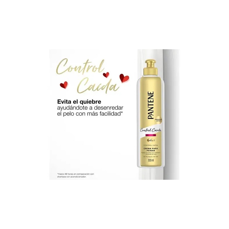 Crema Para Peinar Pantene Control Caída 300ml