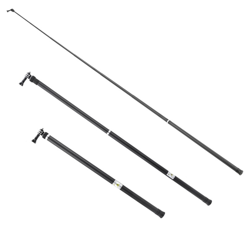 TELESIN 2.7m Carbon Fiber Universal Extendable Selfie Stick Hand‑Held Cameras