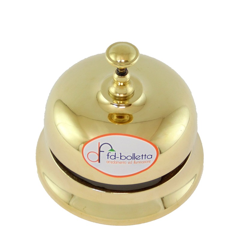 fd-bill furniture and lighting Hotel Bell Polished Brass, Table Bell,