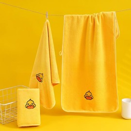 Adwize Premium Microfiber Hand Towels for Bathroom Set of 4, Highly Absorbent Towels, with Hanging Loop, Fluffy, 14" x30"