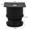 TIMESETL Set of 4 Furniture Feet, Black, Adjustable Legs, 50