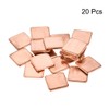 sourcing map Flat IC Chipset Thermal Copper Heatsink for CPU