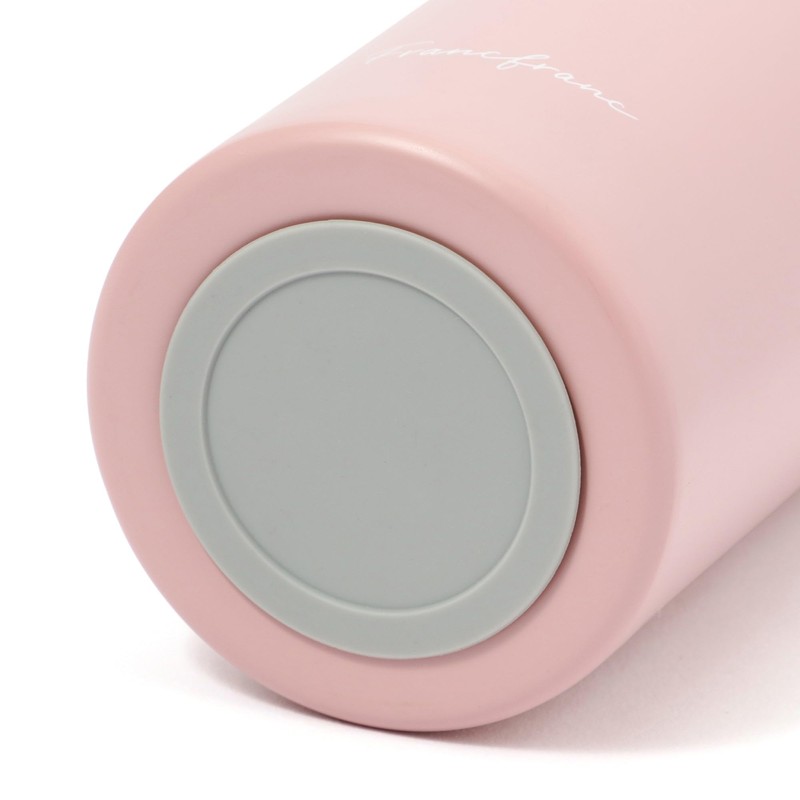 Francfranc Stainless Steel Tumbler with Lid, 650ml, Pink