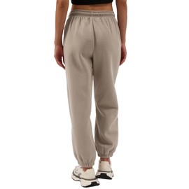 Amazhiyu Womens Fleece High Waisted Sweatpants Drawstring Lounge Joggers Pants Apricot, Large