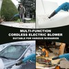 Cordless Leaf Blower, 320 CFM 180 MPH 3 Speed Lightweight