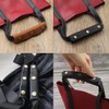 BTtime Bag Handle Cover Leather 2 Pack Detachable Leather Soft