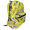 Fast Forward SpongeBob Square Pants All Over Print 16" Backpack