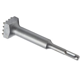 Square Head Bushing Bit, High Efficiency 40Cr Steel Durable Electric Breaker Hammer Bits Labor Saving for Concrete Polishing