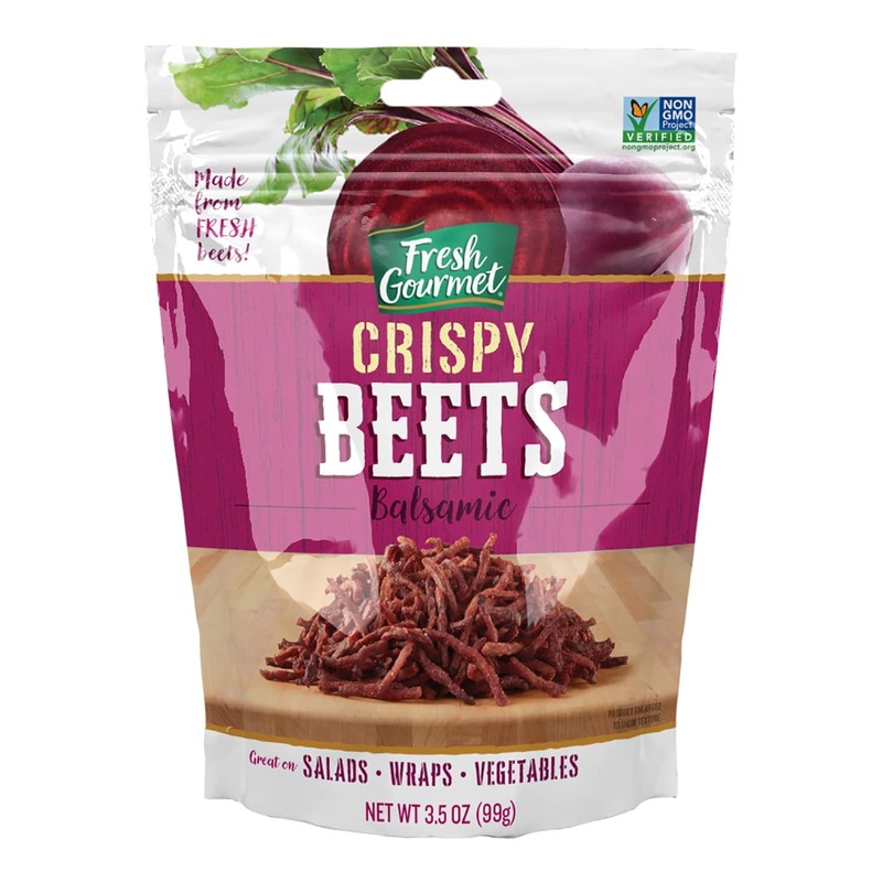 Fresh Gourmet Crispy Balsamic Beets 3.5 Ounce (Pack of 4)