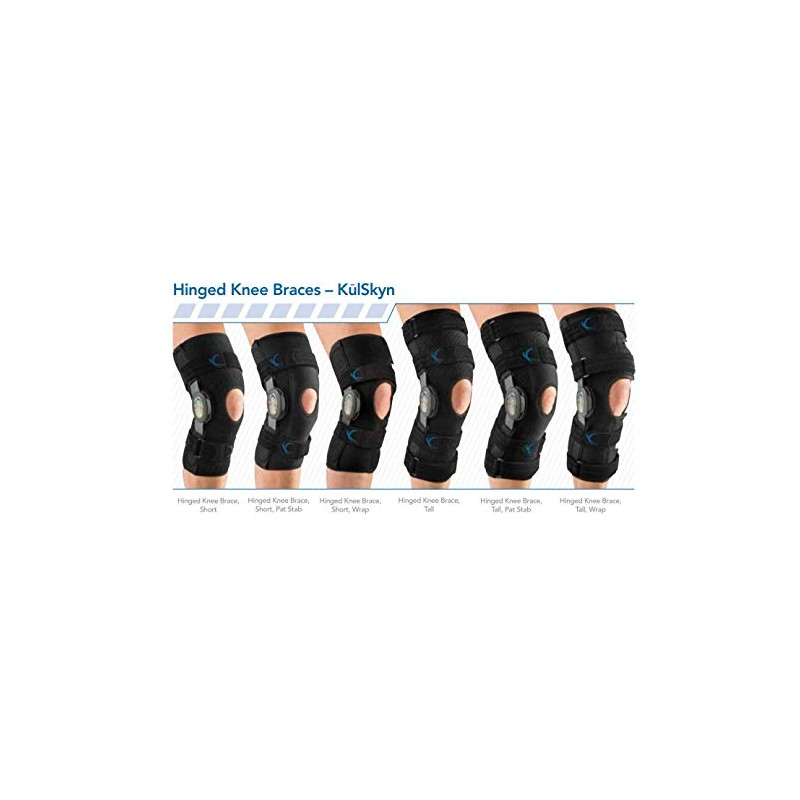 United Ortho 300190-07 Tall KulSkyn Hinged Knee Brace with Stabilizer,