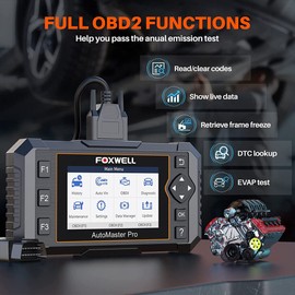 FOXWELL OBD2 Scanner All System EPB SAS ABS Bleeding Injector Coding Battery Diagnostic