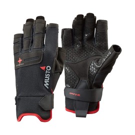 Musto 2018 Perfomance Sailing Short Finger Gloves in Black - Unisex - Flexible and Breathable Glove for Watersports