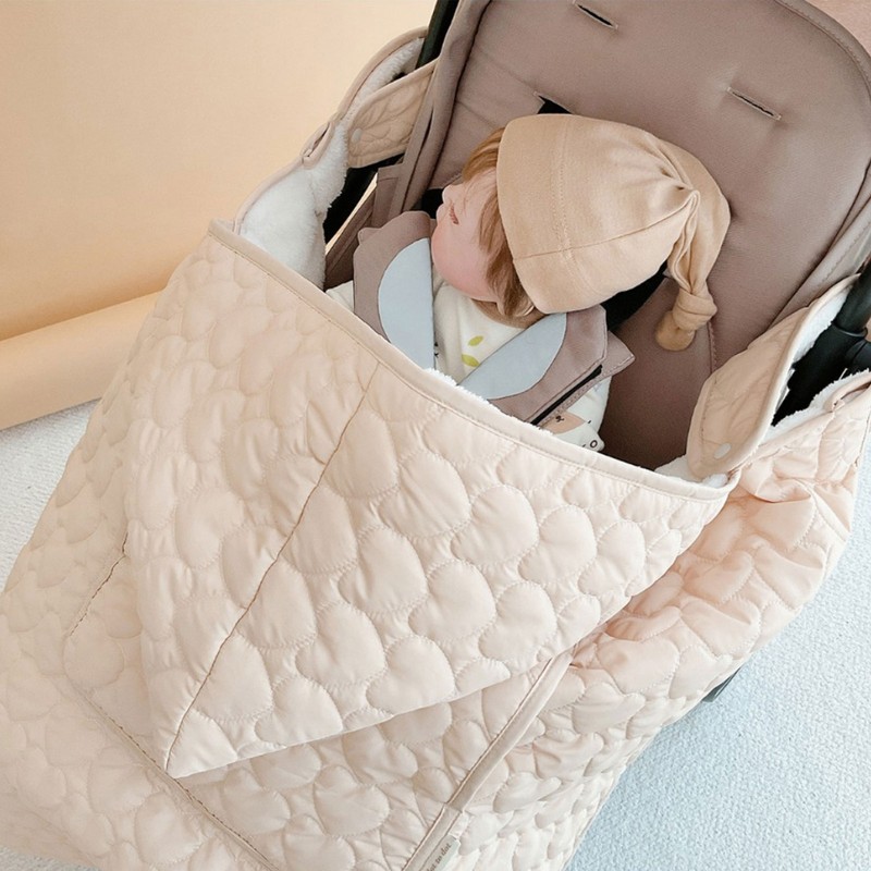 Hooded Toddler Blanket Keep Warm Wind Proof Thickened Cotton Flannel