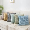 Decor Ur Space Trellis Pattern Jacquard Pillow Cover Set of