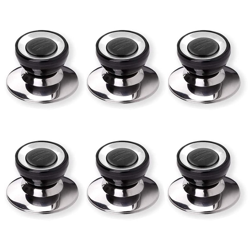 6 pieces pot lid knob, pan lid button, cookware lid