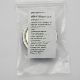 6203 ZZ (17 x 40 x 12 mm) Ball Bearing, Deep Groove Ball Bearing 2Z DIN 625