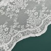 YJ YANJUN White Lace Shower Curtain - Victorian Shower Curtain