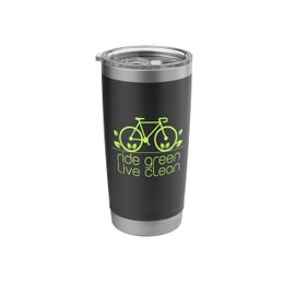 Nature Lover Climate Action Go Green Live Clean Earth Day Stainless Steel Insulated Tumbler