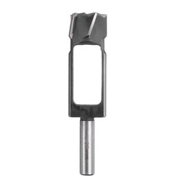 HARFINGTON Wood Tenon Dowel Plug Cutter 22mm Metric Tenon Dowel Cutting Tools Drill Bit High Speed Steel Wood Plug Dowel Cutter with Round Shank for Woodworking Furniture Making