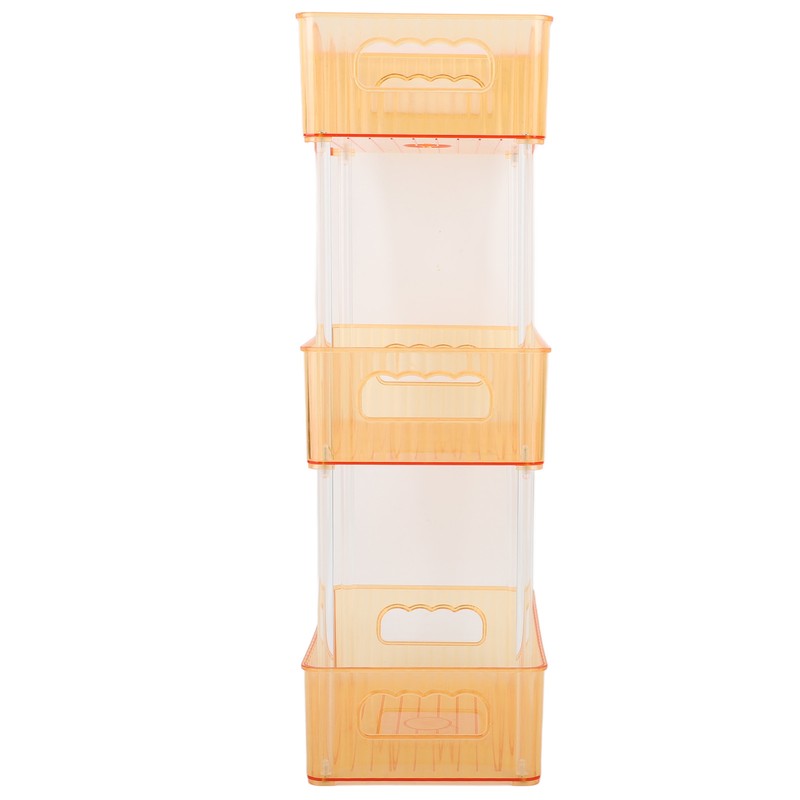 Acrylic Bathroom Storage Rack 3 Tiers Bathroom Counter Organizer Countertop