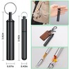 TecQach 4 Pieces Metal Portable Toothpick Holder, aluminum alloy Pocket