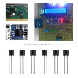 100 x N-Channel 2N7000 MOSFET Transistor TO-92 0.3A 60V 3-Pin International Rectifier Power for Home and DIY Industry