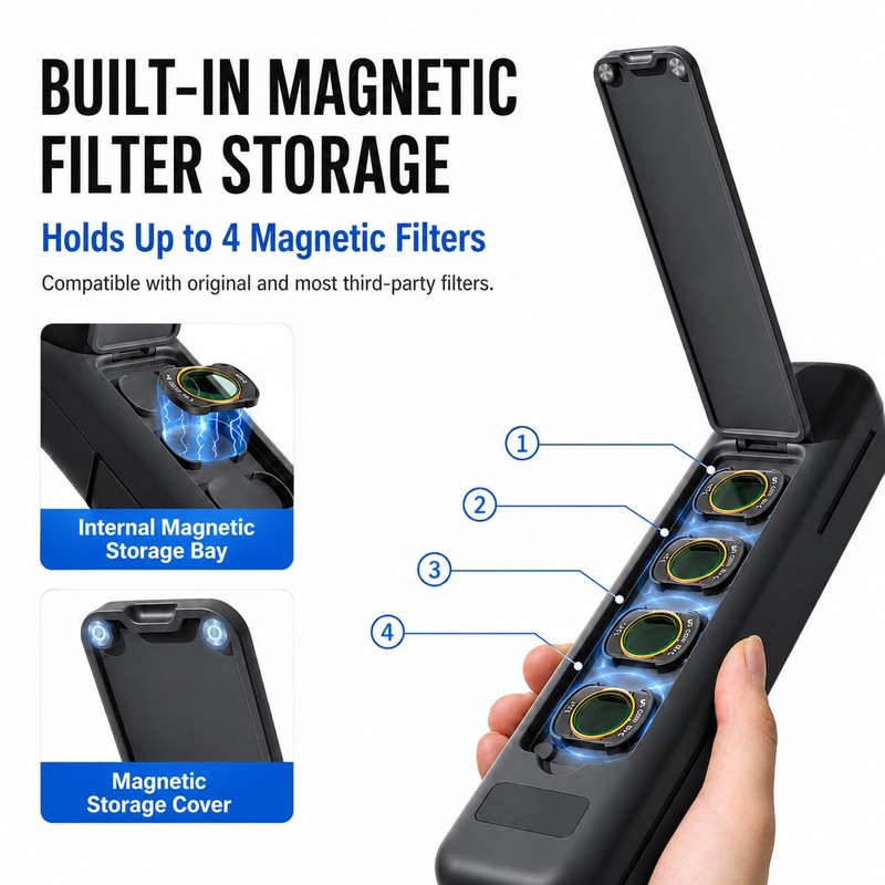 INVINEEX Protective Case for DJI Osmo Pocket 4 & 3
