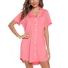 Leikar Maternity Nightgowns For Women Postpartum Pajamas Dress Short Sleeve