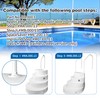 2 Pack Above Ground Pool Ladder Deck Flange, Deck Flange
