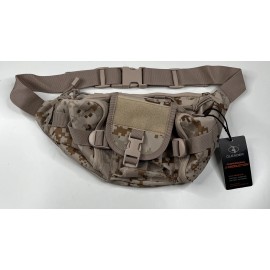 oleader NWT Military Army Bag Assault Pack. brown fanny pack SF8