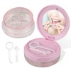 Denture Case, Leak Proof Denture Bath Case Cup Kit for