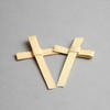 Mini Palm Crosses – Pack of 50 Handmade Dried Palm