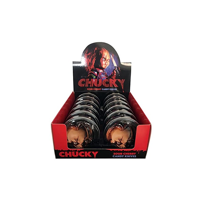 Boston America Child's Play Chucky Sour Cherry Candy Knives -