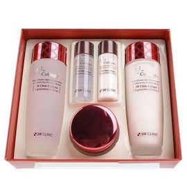 Meoncell Collagen Skin Care 3 Piece Set Women's Set Skin Lotion Cream Set Wrinkle Improvement Cosmetics Skin Moisturizing Elasticity Facial Foundation / 메온셀 콜라겐 스킨케어 3종세트  여성 세트 스킨 로션 크림세트 주름 개선 화장품 피부 보습 탄력 얼굴 기초