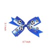Soccer Hair Accessories, Soccer Hair Bows, Soccer Ball Bow，Soccer Ribbon