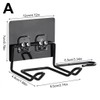 Hair Dryer Holder for Bathroom – Stainless Steel Wall-Mounted Storage