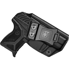 Amberide IWB KYDEX Holster Fit: Ruger LCP 2 & LCP II Pistol, Inside Waistband Concealed Carry Holster, Adjustable Cant & 'Posi-Click' Retention, USA Made by Amberide