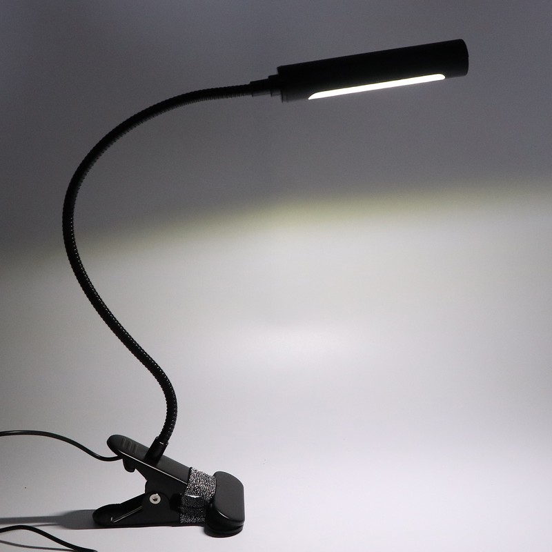 LED Clip On Light Eye Protection Tattoo Makeup USB Charging