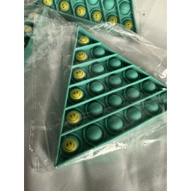 Unbranded 3 Push Pop Bubble Popper Fidget Sensory Stress Reliver Triangle Game