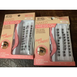 Ardell (2) Ardell Naked Press On Pre-Glued Underlash Extensions Sealed 30 Clusters Each