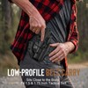 Leather OWB Pancake Holster for G19/G17 Gen 3-6, Optic Ready,