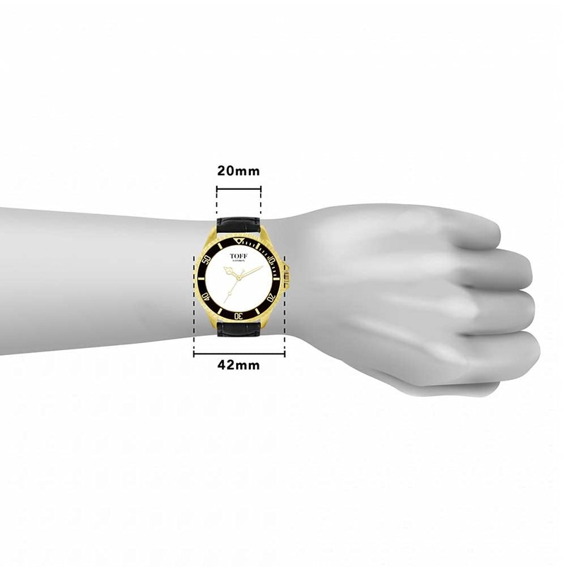 Toff London Cavalier King Charles Head Dog Men's Watch 42