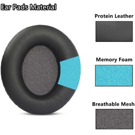 TaiZiChangQin Ear Pads Headband Cushion Replacement Compatible with KRK KNS 8400 KNS 6400 Headphones